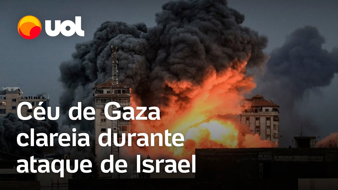 Guerra Israel e Palestina: Vídeo mostra ataque das forças israelenses contra Gaza