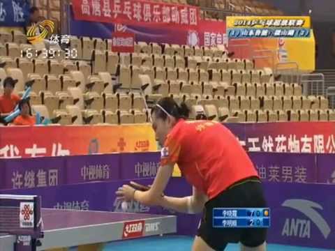 2014China TT Super League(R3M4) Li Xiaoxia vs Ri Myongsun (screen rec)