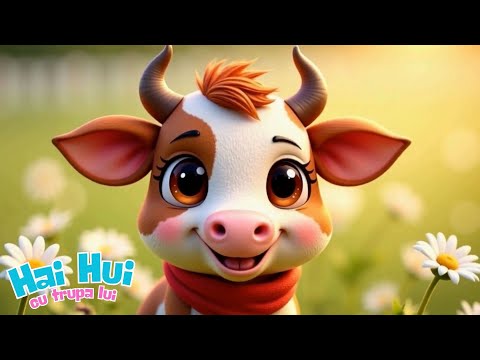 Văcuța Lola 🐮 Cântecel pentru copii de grădiniță - Hai Hui Cu Trupa Lui 