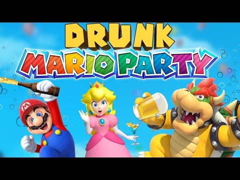 DRUNK MARIO PARTY - Mario Party 10 Gameplay