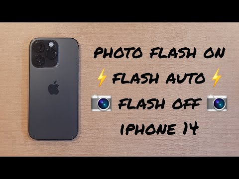 Photo/ Video Flash On/Off iPhone 14/ Pro/ Max