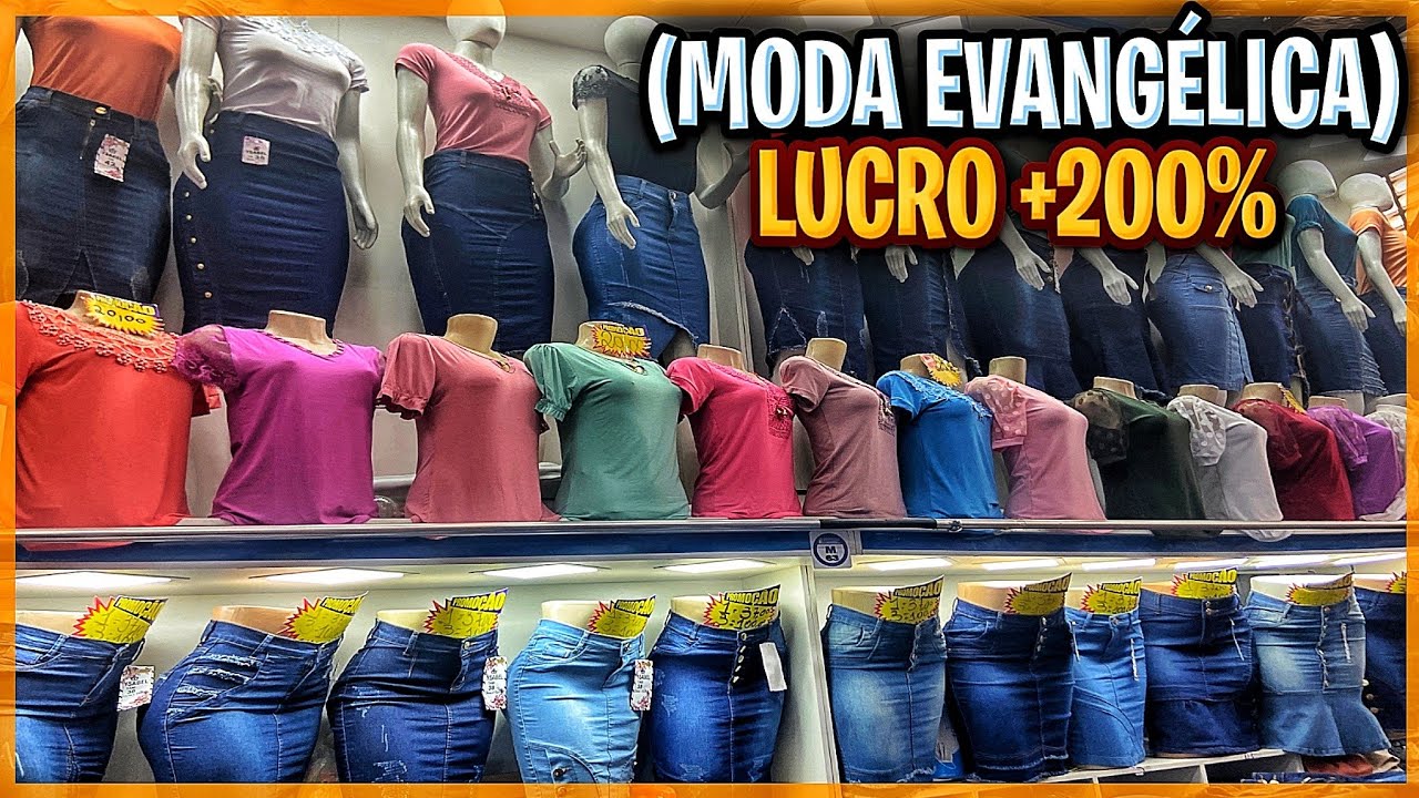 MODA EVANGÉLICA VESTIDOS SAIAS, JEANS, PLUS SIZE - MODA CRISTÃ ATACADO DA FEIRINHA DA CONCÓRDIA