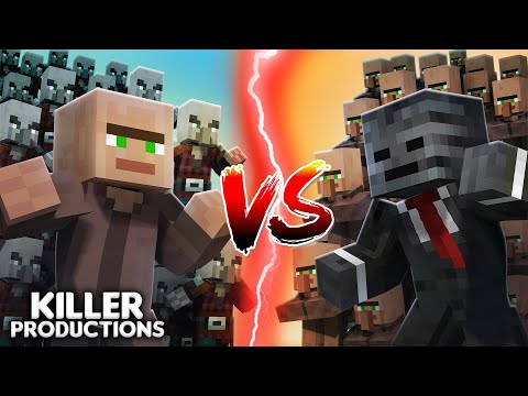 A VINGANÇA DO GROX! | PILLAGERS VS VILLAGERS | SEAWATT ft. GROXMC [DUBLADO] | MINECRAFT