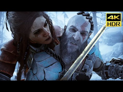 Kratos vs Freya Boss Fight - God of War Ragnarok (PS5) @ 4K HDR 60ᶠᵖˢ ✔