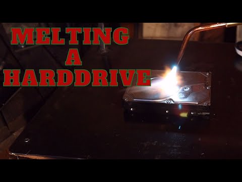 Destroying Old Hard-drives The Fun Way