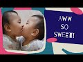SUPER KOCAK ADEGAN CIUMAN SAYANG BAYI KEMBAR TERLUCU TERGEMAS TERBIKIN NGAKAK TERPINGKAL PINGKAL