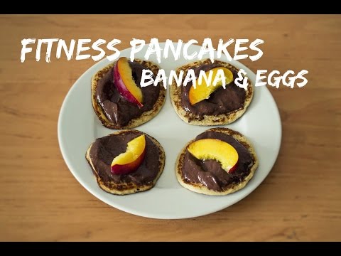 Zdravé FITNESS LÍVANCE, pouze ze dvou ingrediencí RECEPT/bez lepku/ NEJLEPŠÍ SNÍDANĚ