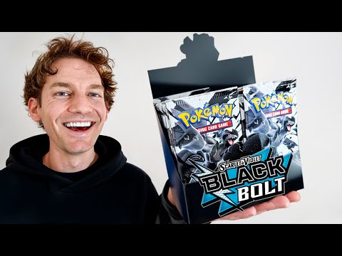 The Pokémon Black Bolt Booster Box Opening