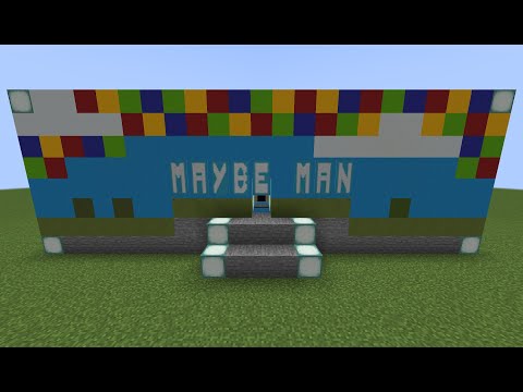 Insane Minecraft Note Block Cover of Maybe Man by Ethan Emoto!
