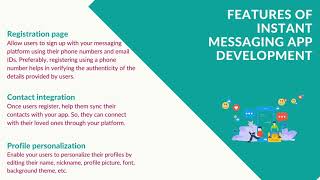 Must have features to include in a Real time Messaging App like WhatsApp, Viber, Line, WeChat