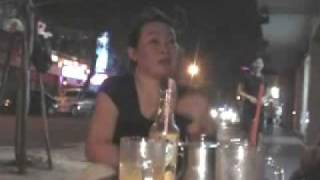preview picture of video 'Ho Chi Minh Owen Drinking with the locals in d street 7 11 06'
