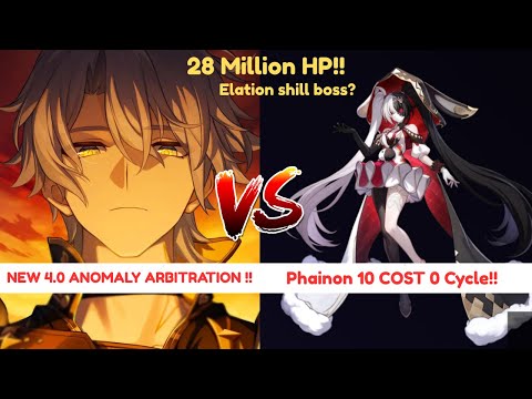 NEW BETA IS HERE!! New 4.0 AA Boss 0 Cycle | 10 Cost Phainon Team | Is the boss elation shilled?