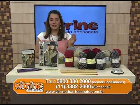 Programa Arte Brasil - 25/08/2015 - Vilma Maurer - Cachecol Artesano