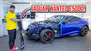 RESTORING MY CATEGORY S WRITE OFF JAGUAR F TYPE SVR