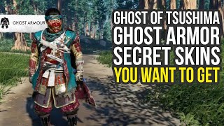 Ghost Of Tsushima Ghost Armor Secret Skins &amp; How To Get Them (Ghost Of Tsushima Armor)
