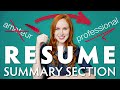 The Perfect Resume Summary Statement: 4 Critical Mistakes Holding You Back