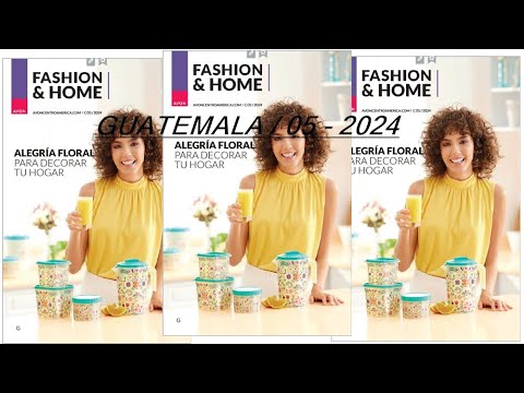 REVISTA AVON 05/24 GUATEMALA FASHION & HOME - REVISTA GUATEMALA  DA AVON | CP 05/24