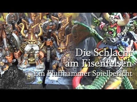 The Battle of Iron Rock - Orcs vs. Dwarfs (Warhammer Battle Report)