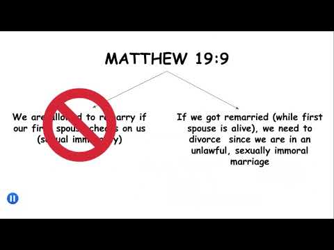 A Take on Matthew 19:9 You May Not Have Heard