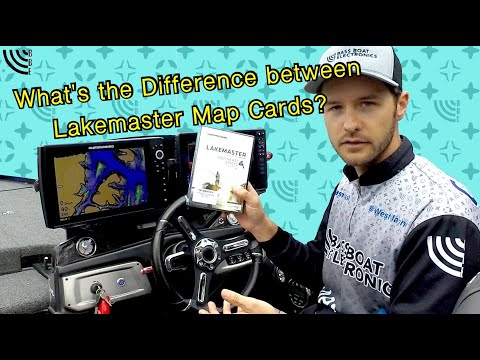 What is the Difference Between Humminbird LakeMaster Map Cards?