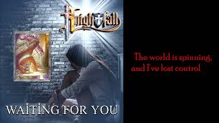 KNIGHTFALL - WAITING FOR YOU (feat. Dee Wolf and Patrick Goble) (Official Lyric Video)