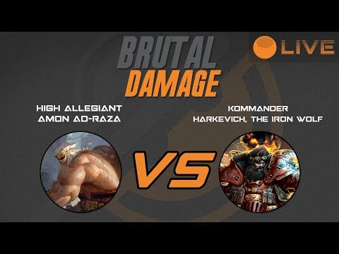 Brutal Damage Weekly Warmahordes - Amon1 vs Harkevich1