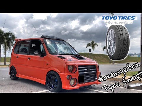 Perodua Kenari tyre Swap To 165/50/15 Toyo TR1