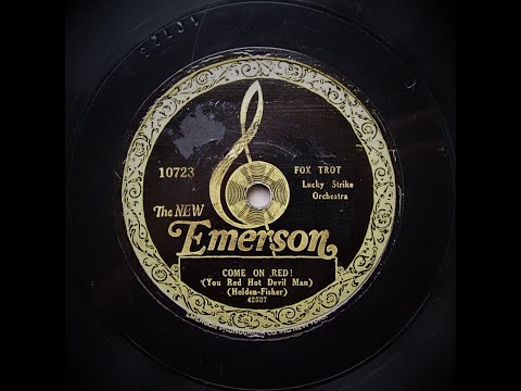 Come On Red (You Red Hot Devil Man) - Nathan Glantz and His Orchestra (1924)