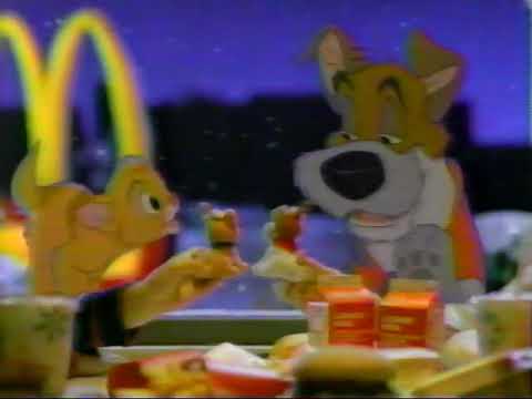 1988 Commercial - McDonald's - Oliver & Company Ornaments