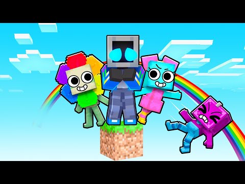 One Block Skyblock with DANDY WORLD in Minecraft!