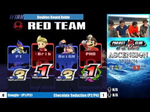 “Ascension 11/26/16” - Dougla~ (Falco & DK) v. Chocolate Seduction (Lucas & Mario) - RR