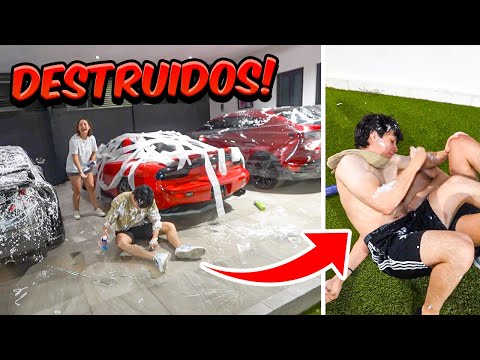 They destroyed all the cars in my garage last night! - Yair17
