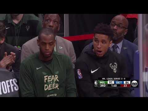 Sterling Brown All Game Actions 04/22/2019 Milwaukee Bucks vs Detroit Pistons Highlights