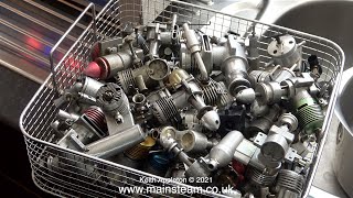 CLEANING MORE MODEL ENGINES - IN THE KITCHEN
