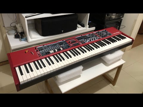 Unboxing the New Nord Stage 4 v2.0 Rev.B 88 key Hammer Action (Indonesia)