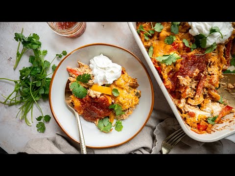 Chicken Fajita Casserole Recipe
