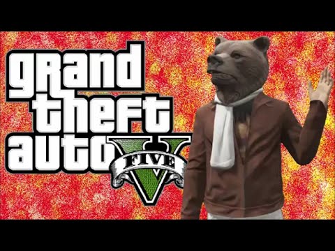 GTA 5 online funny moments ep.27(Joey the Bear, Incredible Boat Adventure, Bear Drives a Car)