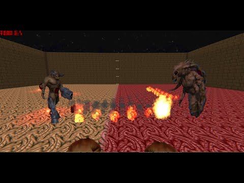 CYBERDEMON VS MOTHERDEMON | BRUTAL DOOM 64 EDITION