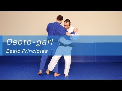 Osoto-gari - Basic principles — judo technique demonstration