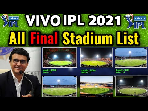 VIVO IPL 2021 All Venues Final List | IPL 2021 All Stadium Details and Name @sports.canvas