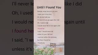 Download lagu Until I Found You Lyrics - Stephen Sanchez. #lyrics #untilifoundyou  #music #song mp3 Download lagu Until I Found You Lyrics - Stephen Sanchez. #lyrics #untilifoundyou  #music #song mp3