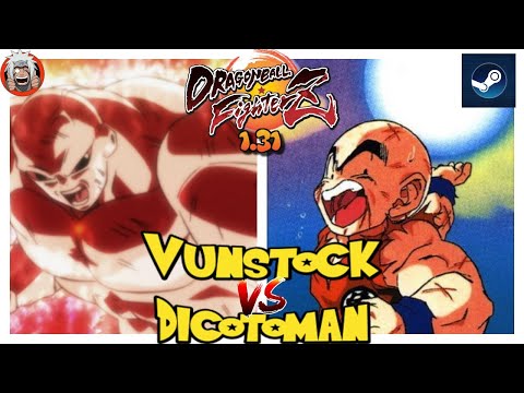 DBFZ Vunstock vs Dicotoman (Jiren, A17, Beerus) Vs (GokuSSB, Jiren, Krillin) Ver 1.31