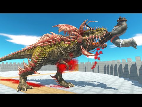 Alien Rex Gene - 01(ARG-01) First Alien Dinosaurs - New Update Animal Revolt Battle Simulator