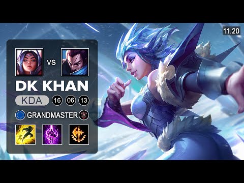 DK Khan Irelia Top vs Yasuo - EUW Grandmaster - Season 11 Patch 11.20