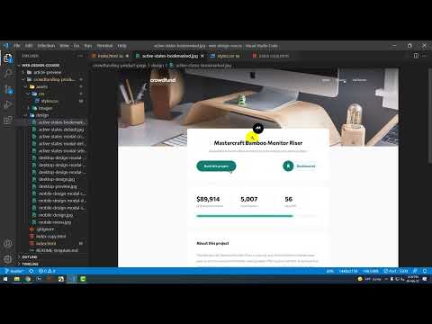 Crowdfunding product page Part 2