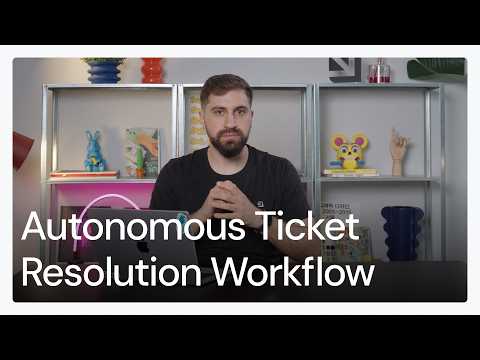 Autonomous ticket resolution workflow