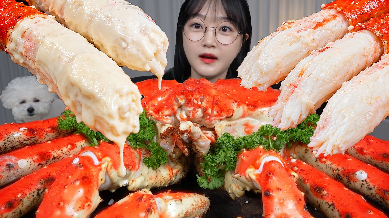 6kg 괴물 킹크랩 먹방🦀6KG MONSTER KING CRAB MUKBANG ASMR