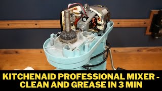 KitchenAid Professional Mixer: Clean and Grease in 3 Min
