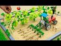 Diy mini tractor making modern cultivator and land leveler machine for agriculture