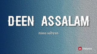 Download lagu Deen Assalam - Nissa Sabyan || Lyrics mp3